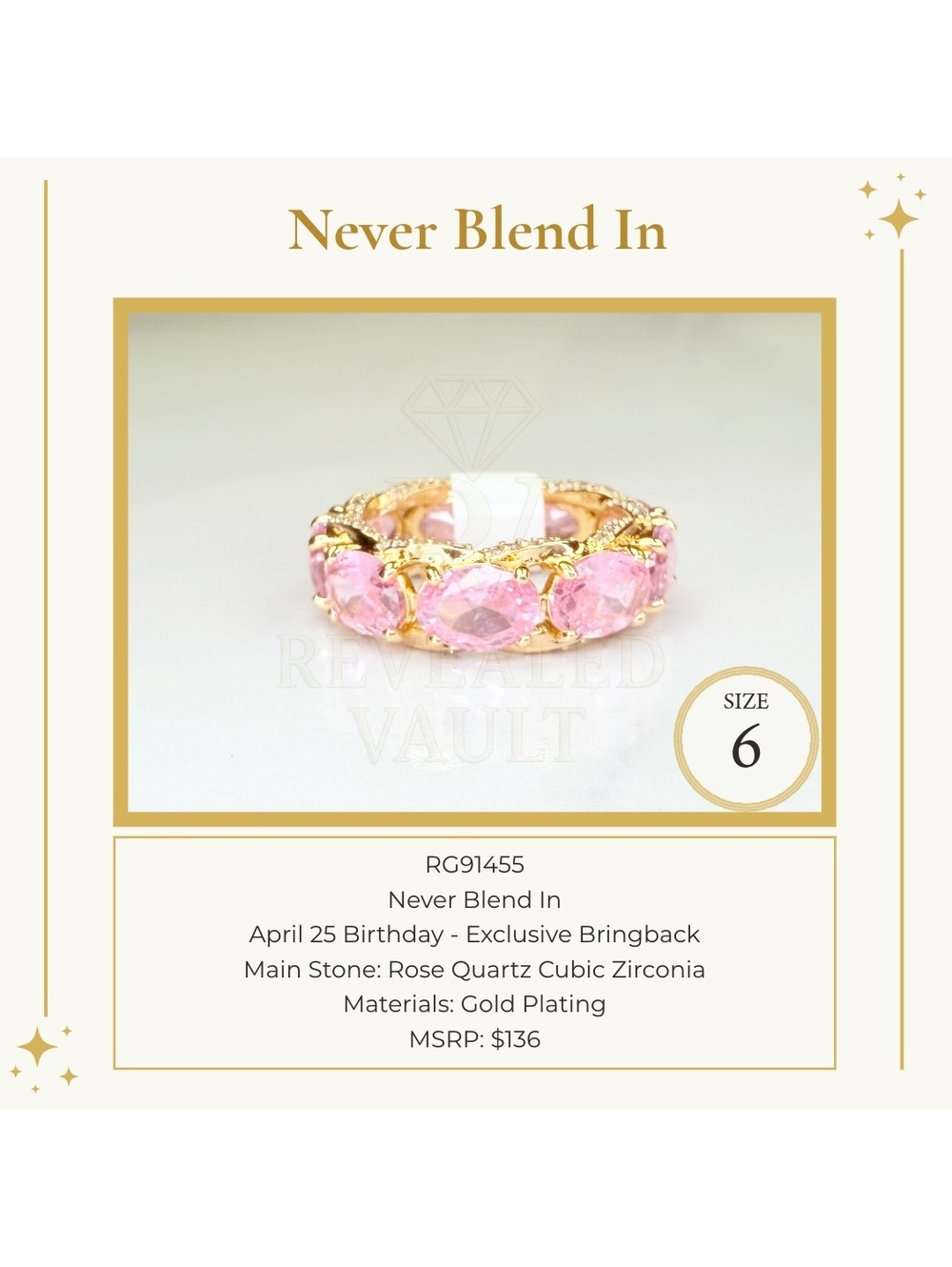 Never Blend In - Size 6 - OG